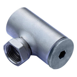 Swivel nut 3/4" female T fitting : p1130817