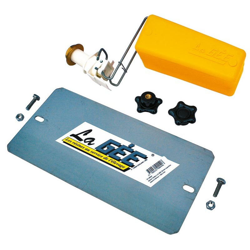Float valve tap with protective plate for SUPERBAC strip rim : p1138301