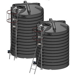 Galvanised crinoline ladder : p1160811