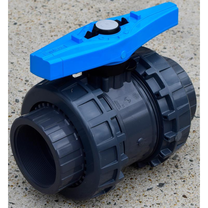 Reinforced female/male -3" drain valve flange - 80/90 mm : p1160905