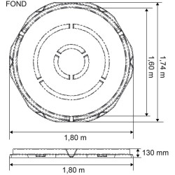 RPE Medium hay rack with base : p1213737