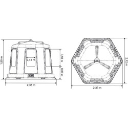 RPE GM hay rack with base : p1213747