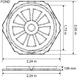 RPE GM hay rack with base : p1213747