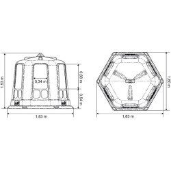 RPE PM hay rack with base : p1213748