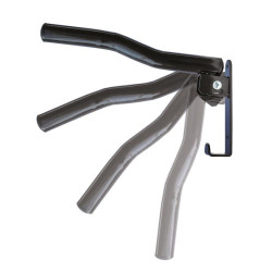 Metal fold-down saddle holder : p1215340