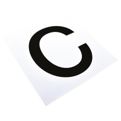 Set of self-adhesive stickers for dressage plates or panels. : p1217113