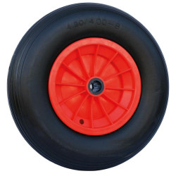 Solid wheel with plastic rim : p1217306