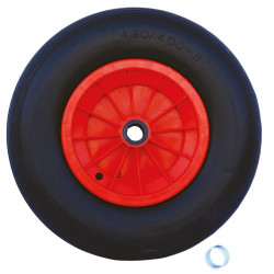 Solid wheel with plastic rim : p1217306