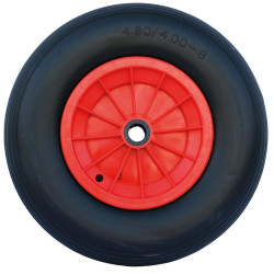 Solid wheel with plastic rim : p1217306