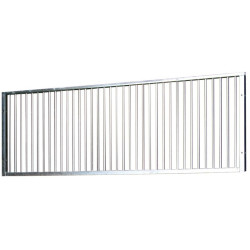 partition grille for 4 m box with masonry substructure : p1250703
