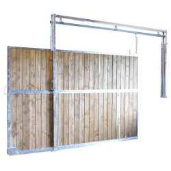 Solid wood sliding partition 3 m : p1251101
