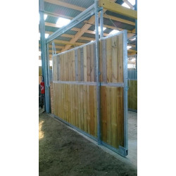 Solid wood sliding partition 3 m : p1251101