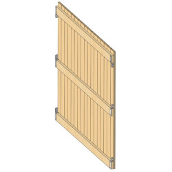 Special SP shelter partition wood kits - Pro. Int. 3 m : p1260185